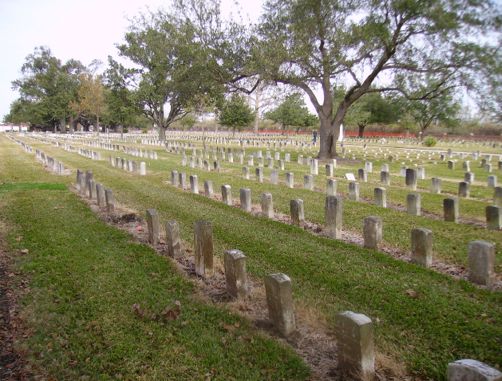 graves at the Battle of New Orleans